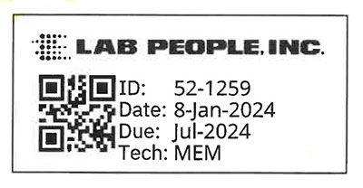Lab People, Inc. Label